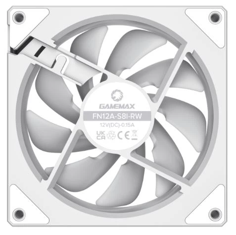 Вентилятор GameMax FN12A-S8I-RW Reverse White - изображение 10