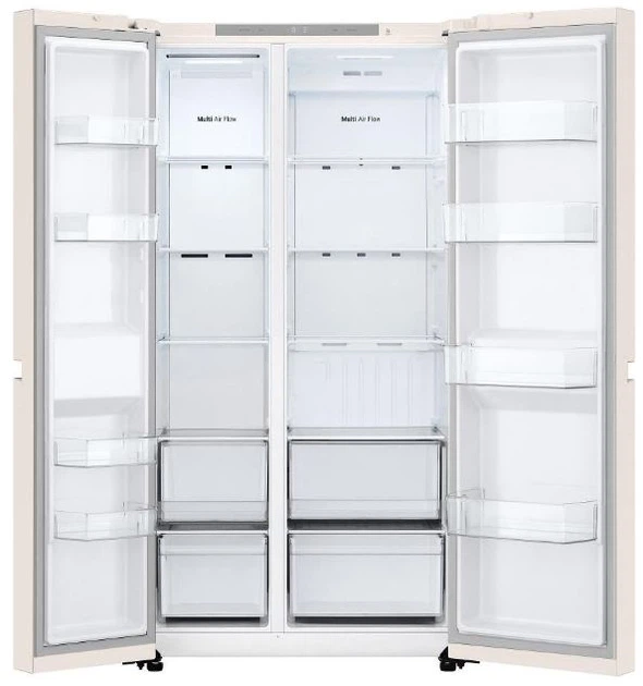 Холодильник LG GC-B257KEHW (SbS.беж) Side-by-Side - изображение 5