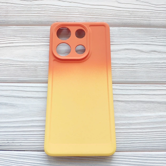 Чехол TPU Gradient для Xiaomi Redmi Note 13 pro 5G Orange-yellow - Фото 1 Чехол TPU Gradient для Xiaomi Redmi Note 13 pro 5G Orange-yellow - изображение 1