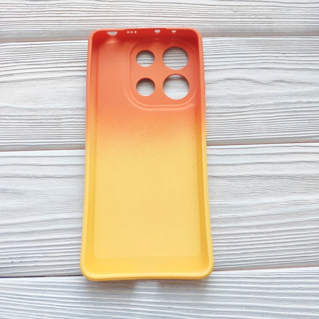 Чехол TPU Gradient для Xiaomi Redmi Note 13 pro 5G Orange-yellow - Фото 2 Чехол TPU Gradient для Xiaomi Redmi Note 13 pro 5G Orange-yellow - изображение 2