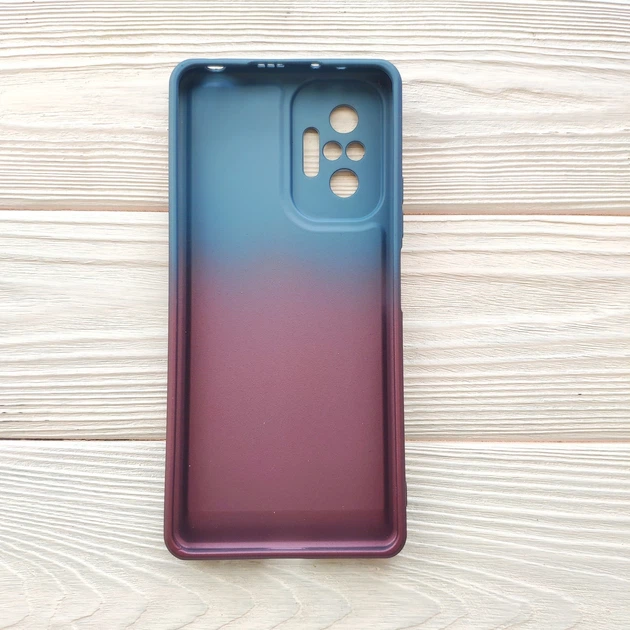 Чехол TPU Gradient для Xiaomi Redmi Note 10 Pro Dark blue-purple - изображение 2