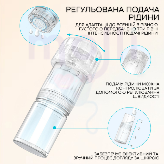 Беспроводной Автономный Дермапен Hydra Pen Электрический Мезороллер с Подачей Сыворотки и Функцией EMS Для Лица и Тела H5 - изображение 5