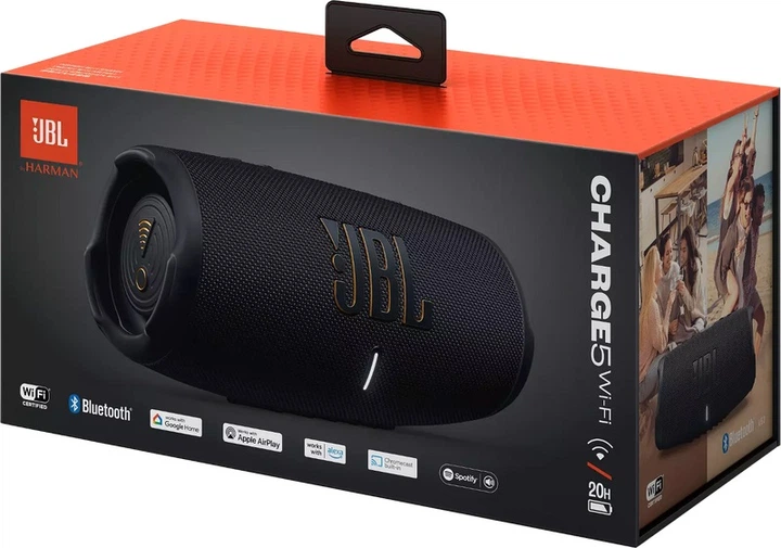 JBL Charge 5 Wi-Fi Midnight Black (JBLCHARGE5WIFIBLK) - зображення 7