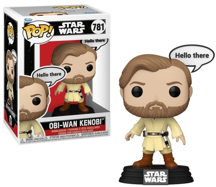 Figurka Funko POP Star Wars: Sayings - Obi-Wan Kenobi (Hello There) 83595 (889698835954) - obraz 3