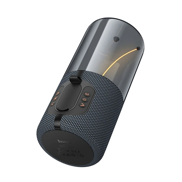 Портативная колонка HOCO BS64 Rocker BT speaker, BT5.4, FM, BT, TWS, 5W, 1200mAh, 3h, blue - Фото 2 Портативная колонка HOCO BS64 Rocker BT speaker, BT5.4, FM, BT, TWS, 5W, 1200mAh, 3h, blue - изображение 2
