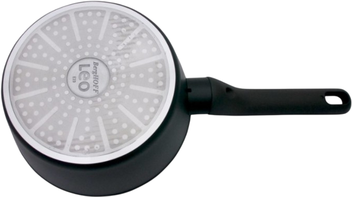 Rondel BergHOFF Leo Basic z pokrywką czarny 1.1 l (5413821374284) - obraz 4