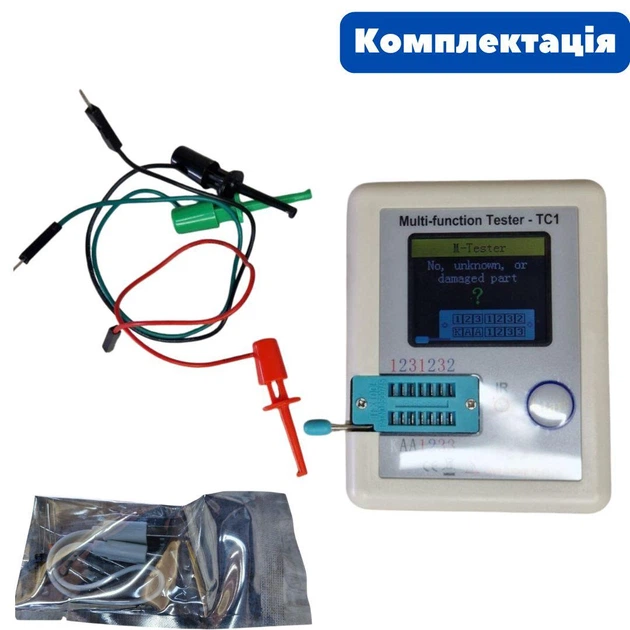 Тестер полупроводниковых элементов, транзисторов, ESR, LCR-TC1 - изображение 4