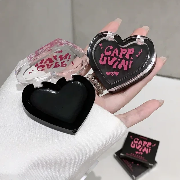 Румяна для лица черные с ароматом винограда Cappuvini Black Spirit Warm Powder Blush - Фото 2 Румяна для лица черные с ароматом винограда Cappuvini Black Spirit Warm Powder Blush - изображение 2