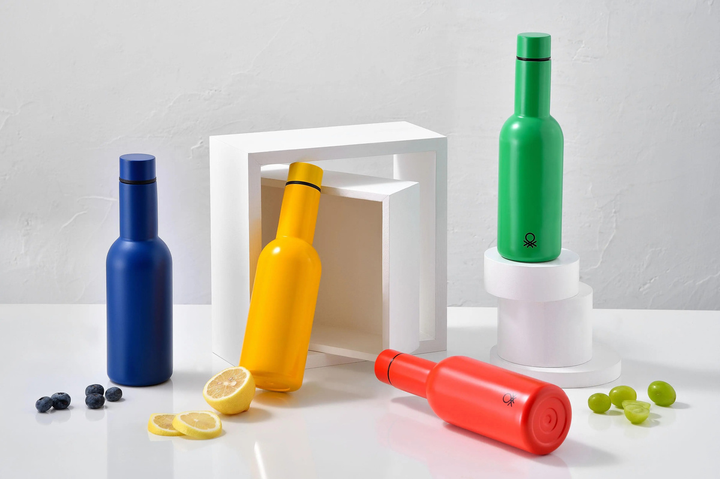 Butelka termiczna Benetton 550 ml Zielona (BE-0306-GR) - obraz 5
