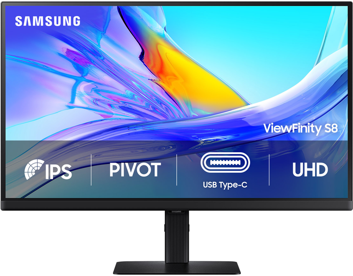 Монитор 27" Samsung ViewFinity HRM S80UD Monitor (LS27D804UAIXCI) -- 4K UHD IPS / 8-Bit + FRC / HDR10 / Flicker Free / Picture-by-Picture / USB Type-C 90 Вт - изображение 1