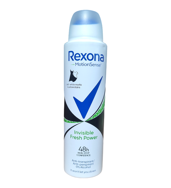 Rexona антиперспірант аерозоль Fresh Power 48 рік. 150мл. 1922 - Фото 1 Rexona антиперспірант аерозоль Fresh Power 48 рік. 150мл. 1922 - зображення 1