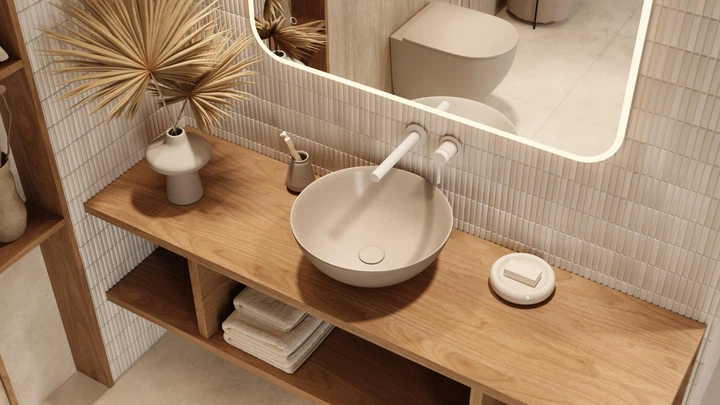 Унітаз підвісний без обідка 48х36 см з сидінням Soft Close Excellent LUQA, Cappucino - изображение 2