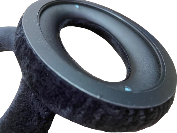 Амбушури велюрові Sennheiser HD515, HD518, HD555, HD558, HD559, HD595, PC360 - зображення 4