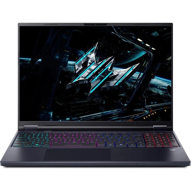 Ноутбук Acer Predator Helios Neo 16 AI (NH.QX3EP.008), Intel Core Ultra 9 275HX / 16" / 240 Гц / RAM 16 ГБ DDR5 / SSD 1 ТБ / RTX 5070 / Windows 11 Home / Чорний - Фото 1 Ноутбук Acer Predator Helios Neo 16 AI (NH.QX3EP.008), Intel Core Ultra 9 275HX / 16" / 240 Гц / RAM 16 ГБ DDR5 / SSD 1 ТБ / RTX 5070 / Windows 11 Home / Чорний - зображення 1