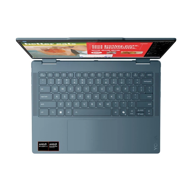 Ноутбук Lenovo Yoga 7 14AKP10 2-в-1, (83JR003BRM) OLED 120Гц / AMD