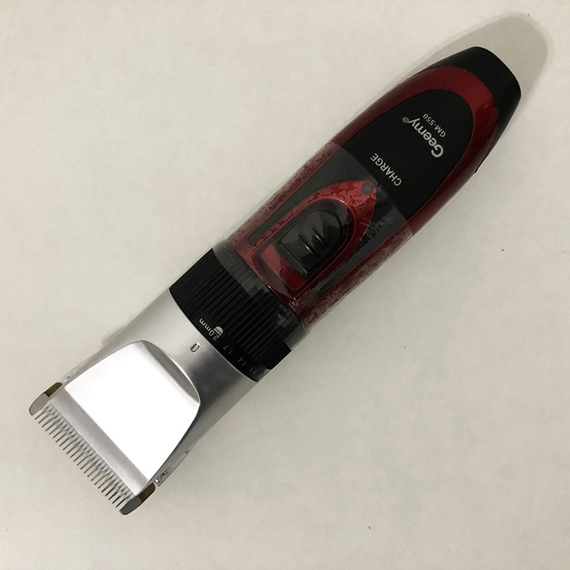 Профессиональная машинка для стрижки волос GEMEI GM-550 с двумя аккумуляторами, Бритва триммер для бороды - изображение 8