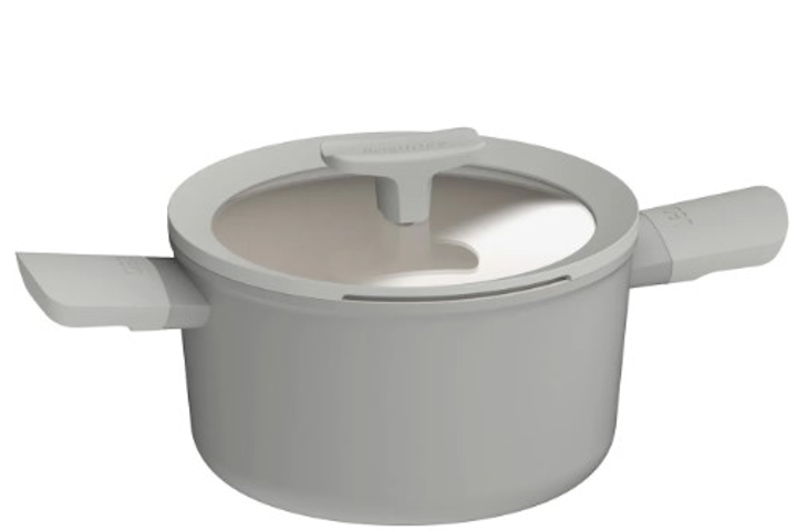 Garnek z pokrywą BergHOFF Balance Moonmist 20 cm 3.1 l (5413821362960) - obraz 1