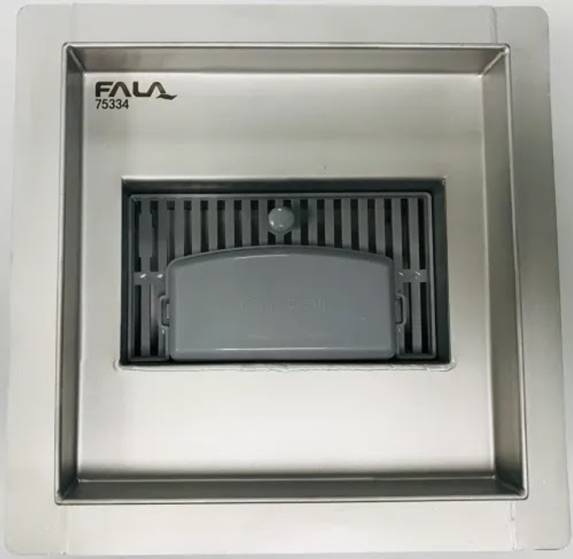 Трап зливний FALA QUAD нержавіюча сталь 20 x 20 см 75335 (5906083079276) - зображення 2