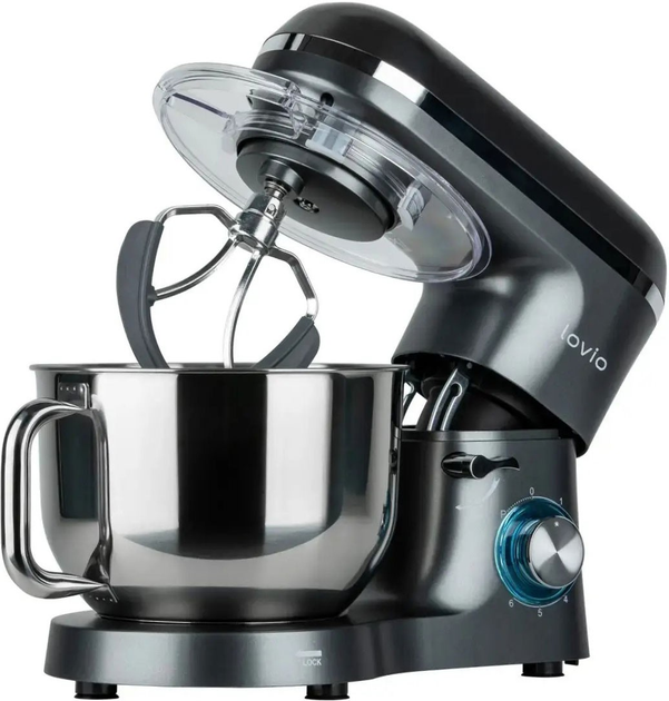 Mikser planetarny Lovio ChefAssistant Szary (LVSTM01GY) - obraz 2