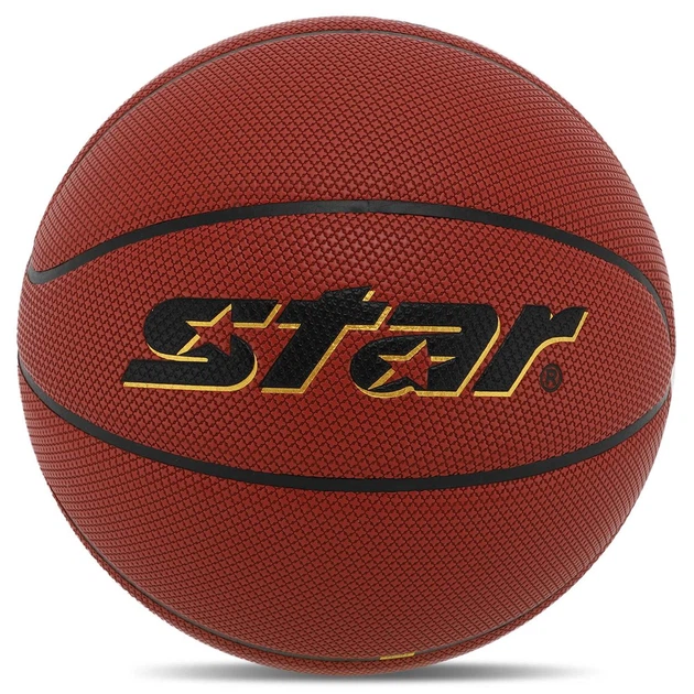 Мяч баскетбольный Star Champ Grip 4277C для зала и улицы (Indoor/Outdoor) размер 7 Brown - изображение 4