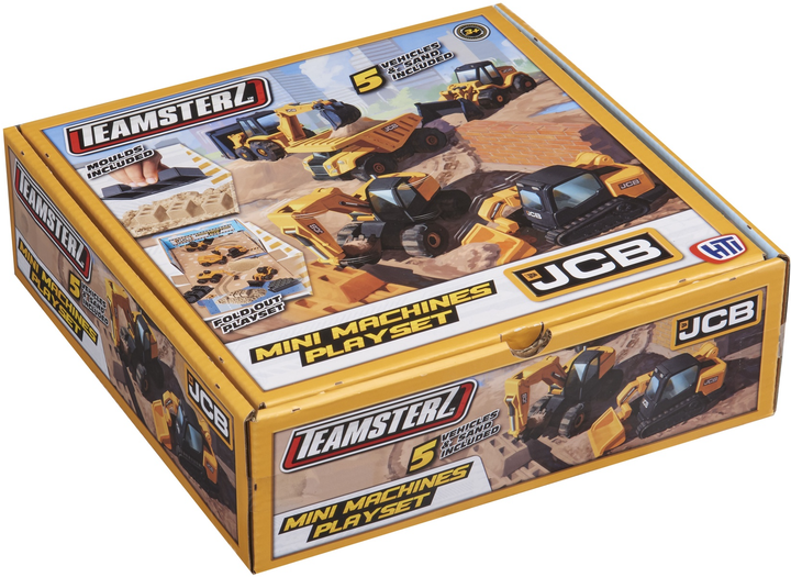 Набір іграшок JCB Mini Mashines with sand and 5 cars (5050841725919) - зображення 2