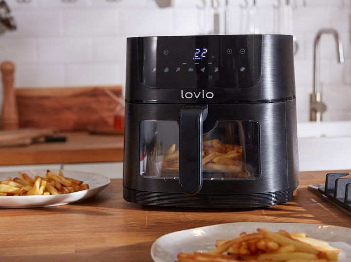 Frytkownica beztłuszczowa Lovio PureFry XL Smart (LVAF002BK) - obraz 6