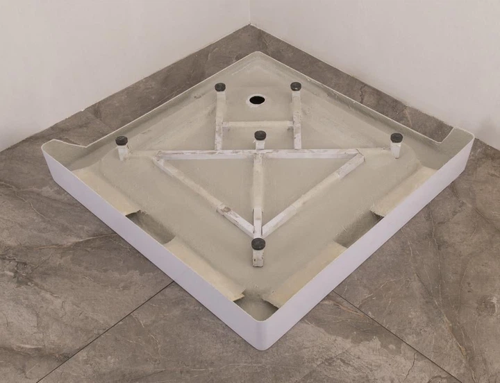 Душова кабіна з низьким піддоном MIXXUS CUBIC SCT01-100x100x195-FB матове скло 4 мм Chrome (MI6904) - зображення 5