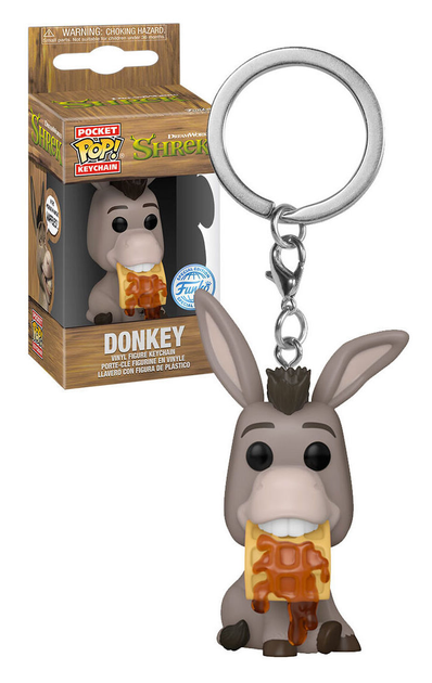 Figurka Funko POP Keychain: Shrek DreamWorks 30th Anniversary - Donkey 82223 (889698822237) - obraz 1