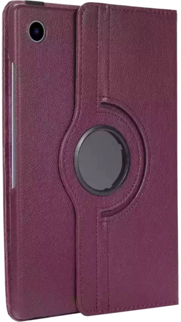 Чехол Book 360 для планшета Samsung Tab A8 10.5 2021 / X200 / 205 книжка поворотный подставка PU кожа Фиолетовый - Фото 2 Чехол Book 360 для планшета Samsung Tab A8 10.5 2021 / X200 / 205 книжка поворотный подставка PU кожа Фиолетовый - изображение 2