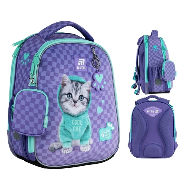 Рюкзак шкільний каркасний Kite Education Studio Pets SP25-555S-2 - изображение 2