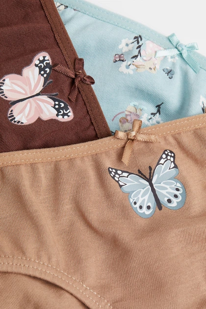 Трусики слипы для девочки H&M 0530235-057-1 092 см (18-24 months) Коричневый - Фото 2 Трусики слипы для девочки H&M 0530235-057-1 092 см (18-24 months) Коричневый - изображение 2