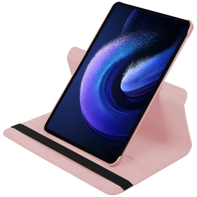 Чохол Book 360 для планшета Xiaomi Pad 6 2023 11" книжка поворотний підставка PU шкіра Рожевий - зображення 3