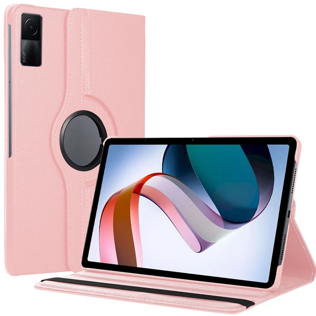Чехол Book 360 для планшета Xiaomi Redmi Pad 2022 10.61" книжка поворотный подставка PU кожа Розовый - изображение 2