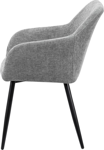 Стілець для кухні та вітальні Homla SELLA 57 x 59.5 x 83 см Grey (5906496738043) - зображення 3