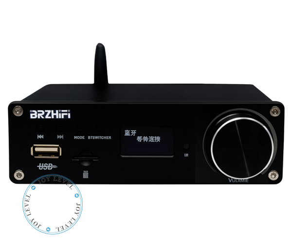 Усилитель двухканальный BRZHIFI Audio C40 Hi-Fi 130x2 Вт на базе TPA3250 и ЦАП ES9023 - поддержка Bluetooth и пульта управления Цвет Чёрный - Фото 4 Усилитель двухканальный BRZHIFI Audio C40 Hi-Fi 130x2 Вт на базе TPA3250 и ЦАП ES9023 - поддержка Bluetooth и пульта управления Цвет Чёрный - изображение 4