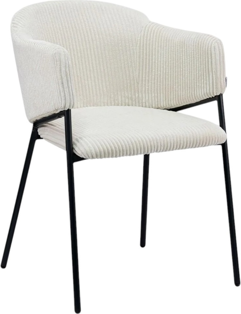 Стілець для кухні та вітальні Homla PRAZER 55 x 60.5 x 78 см Beige (5906496737978) - зображення 1