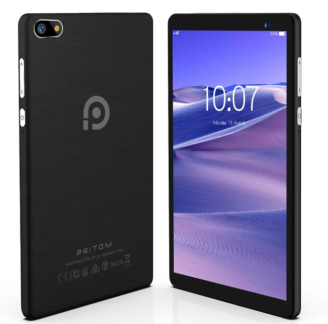 Планшет Pritom P7 2/32GB 7" Android 11 Black + Чехол - Фото 1 Планшет Pritom P7 2/32GB 7" Android 11 Black + Чехол - изображение 1