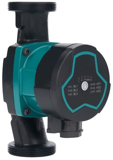 Насос циркуляційний енергозберігаючий 5-90Вт Hmax 8м Qmax 73л/хв Ø2" 180мм + гайки Ø1¼" AQUATICA GPA32-8/180 III (774064) - зображення 3