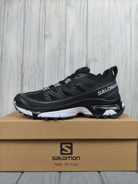 Мужские кроссовки Salomon XT-6 FT Black White 43 размер Черно-белые - изображение 5