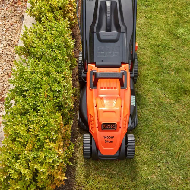 Газонокосилка электрическая 1.4кВт Black Decker BEMW461BH - изображение 4
