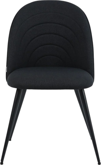 Krzesło do kuchni i salonu Homla LUDI 50 x 53 x 85 cm Black (5906496738180) - obraz 2