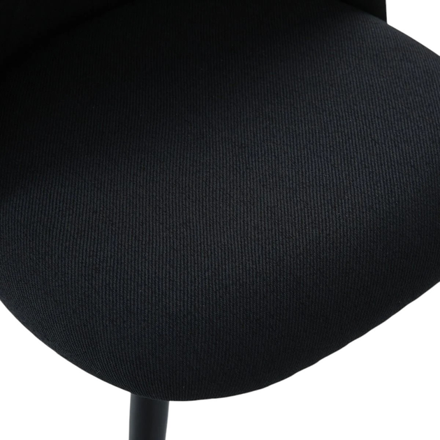 Krzesło do kuchni i salonu Homla LUDI 50 x 53 x 85 cm Black (5906496738180) - obraz 6