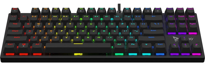 Klawiatura przewodowa Savio Tempest X2 Outemu Blue USB Black - obraz 2