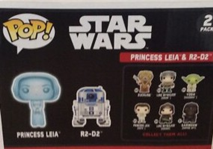 Figurka Funko POP Deluxe: R2-D2 and Princess Leia Hologram 83799 (889698837996) - obraz 4