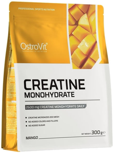 Креатин OstroVit Creatine Monohydrate 300 г Манго (5902232617603) - зображення 1
