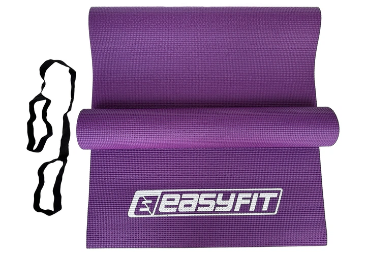 Коврик для йоги и фитнеса EasyFit ПВХ (PVC) Фиолетовый - изображение 2