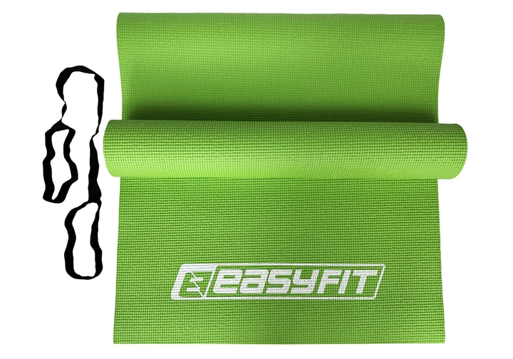 Коврик для йоги и фитнеса EasyFit ПВХ (PVC) Салатовый - изображение 2