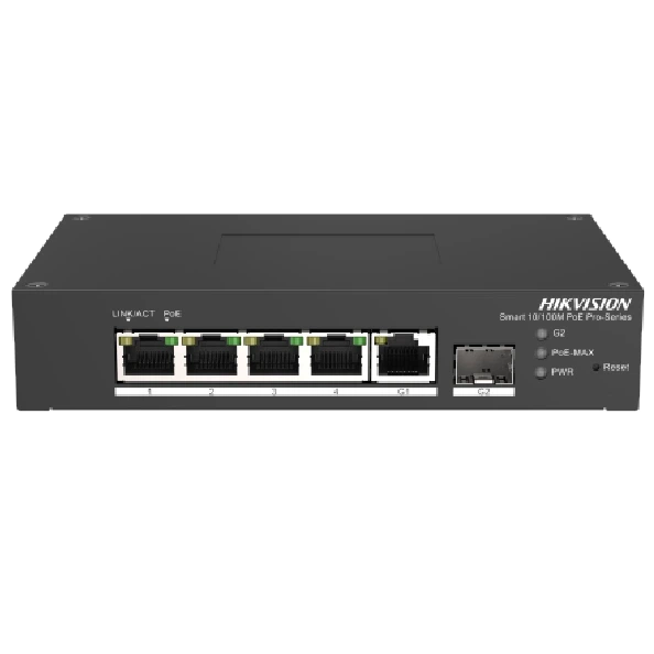 Коммутатор 6 портов управляемый Hikvision DS-3T1306P-SI/HS PoE - Фото 1 Коммутатор 6 портов управляемый Hikvision DS-3T1306P-SI/HS PoE - изображение 1