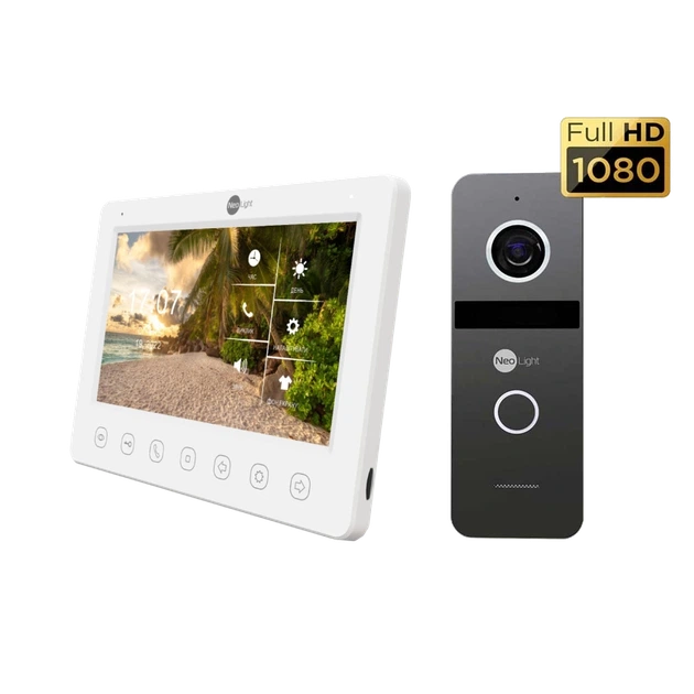 Комплект видеодомофона NeoLight KAPPA HD KIT Graphite - Фото 1 Комплект видеодомофона NeoLight KAPPA HD KIT Graphite - изображение 1