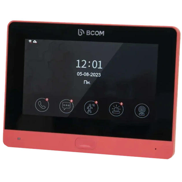 Wi-Fi видеодомофон 7" BCOM BD-760FHD/T Red с поддержкой Tuya Smart - Фото 1 Wi-Fi видеодомофон 7" BCOM BD-760FHD/T Red с поддержкой Tuya Smart - изображение 1